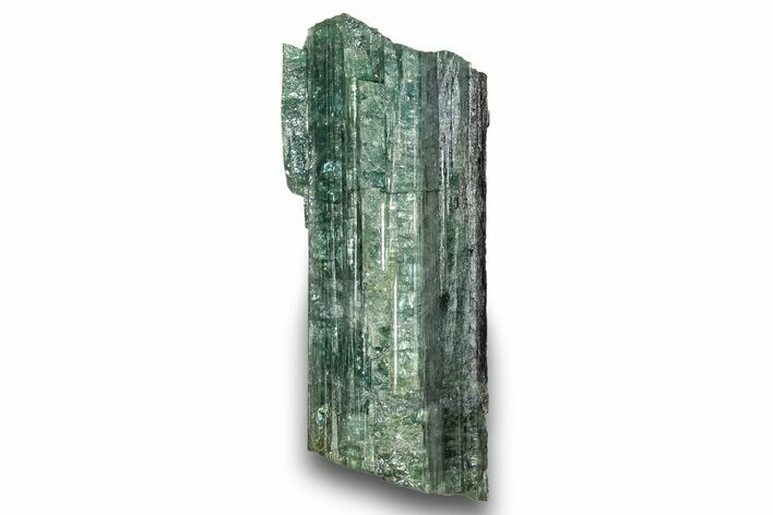 Green Elbaite Tourmaline Crystal - Leduc Mine, Quebec #244928